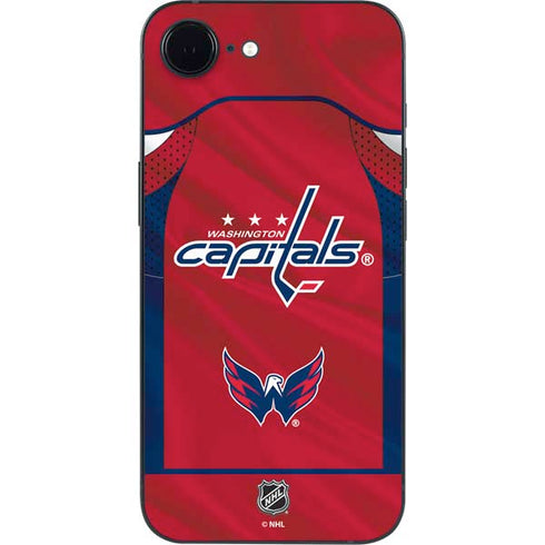 NHL Washington Capitals Home Jersey iPhone 16e Skin