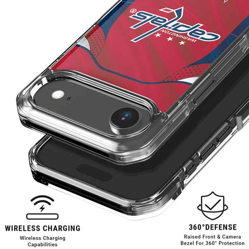 NHL Washington Capitals Home Jersey iPhone 17 Air Clear Case