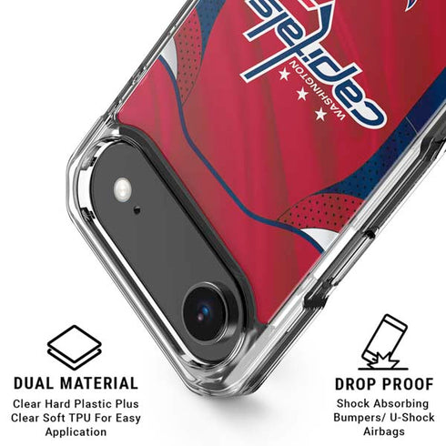 NHL Washington Capitals Home Jersey iPhone 17 Air Clear Case