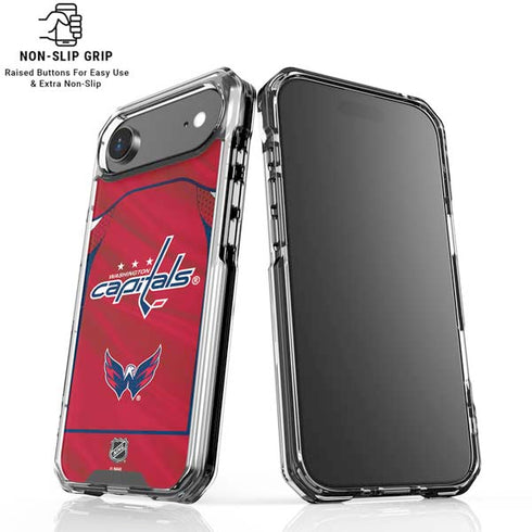 NHL Washington Capitals Home Jersey iPhone 17 Air Clear Case