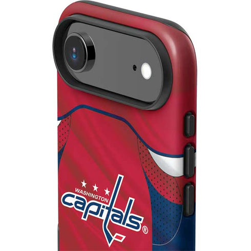 NHL Washington Capitals Home Jersey iPhone 17 Air Impact Case