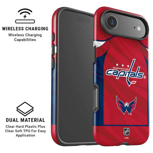 NHL Washington Capitals Home Jersey iPhone 17 Air Magsafe Impact Case