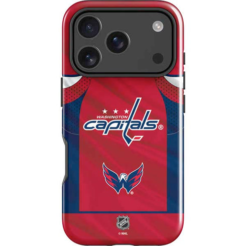 NHL Washington Capitals Home Jersey iPhone 17 Pro Impact Case