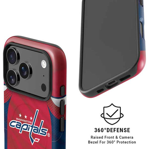 NHL Washington Capitals Home Jersey iPhone 17 Pro Magsafe Impact Case