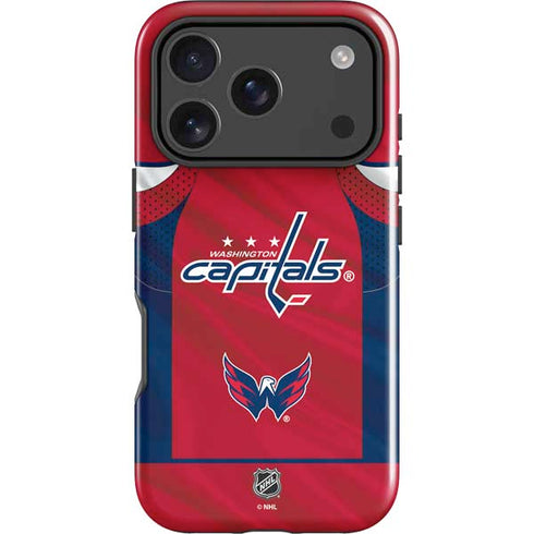 NHL Washington Capitals Home Jersey iPhone 17 Pro Max Impact Case