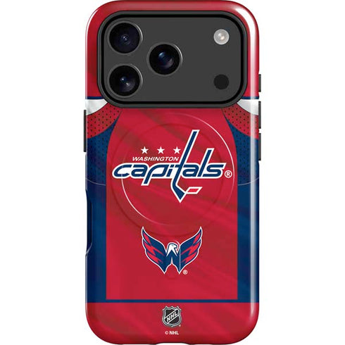NHL Washington Capitals Home Jersey iPhone 17 Pro Max Magsafe Impact Case