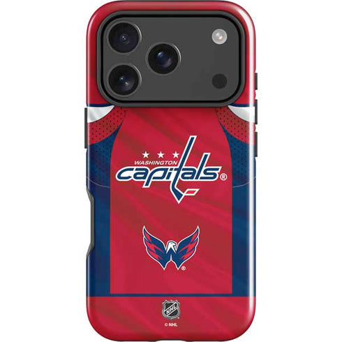 NHL Washington Capitals Home Jersey iPhone 18 Pro Impact Case