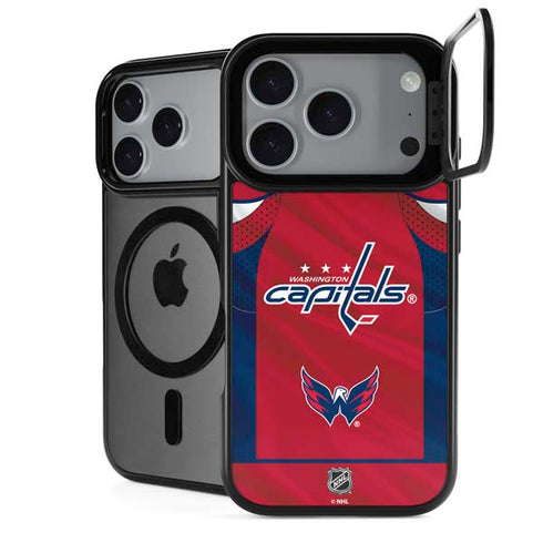NHL Washington Capitals Home Jersey iPhone 18 Pro Max Kickstand Case
