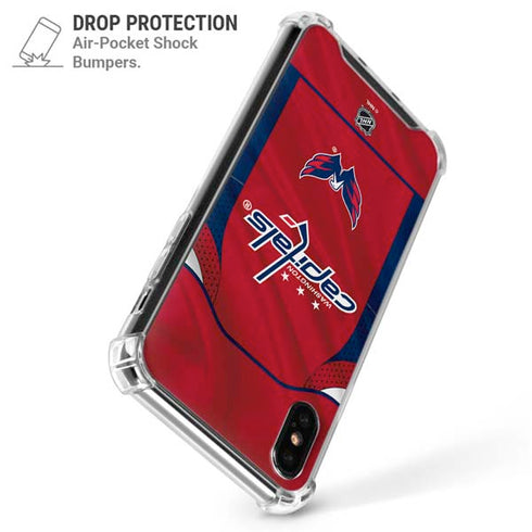 NHL Washington Capitals Home Jersey iPhone X/XS Clear Case
