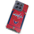 NHL Washington Capitals Home Jersey Moto G 5G (2025) Clear Case