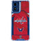 NHL Washington Capitals Home Jersey Moto G 5G (2024) Clear Case