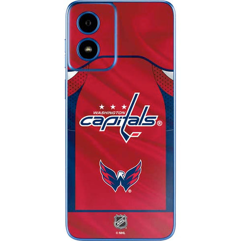 NHL Washington Capitals Home Jersey Moto G Play 4G (2024) Skin