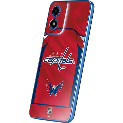 NHL Washington Capitals Home Jersey Moto G Play 4G (2024) Skin