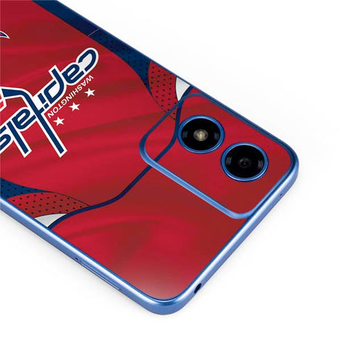 NHL Washington Capitals Home Jersey Moto G Play 4G (2024) Skin