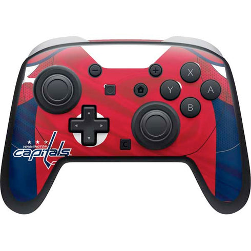 NHL Washington Capitals Home Jersey Nintendo Switch 2 (2025) Pro Controller Skin