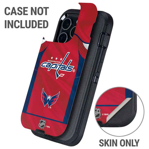 NHL Washington Capitals Home Jersey Otterbox Defender iPhone Skin