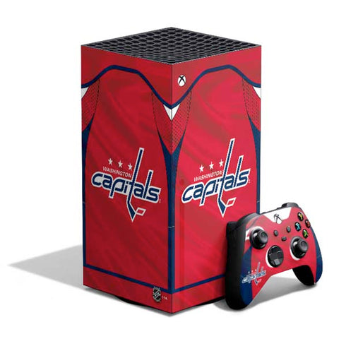 NHL Washington Capitals Home Jersey XBox Series X Digital Edition Bundle Skin
