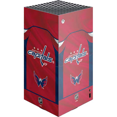 NHL Washington Capitals Home Jersey XBox Series X Digital Edition Console Skin