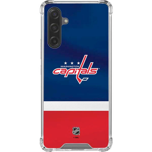 NHL Washington Capitals Jersey Galaxy A17 Clear Case