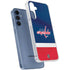 NHL Washington Capitals Jersey Galaxy A55 5G Clear Case