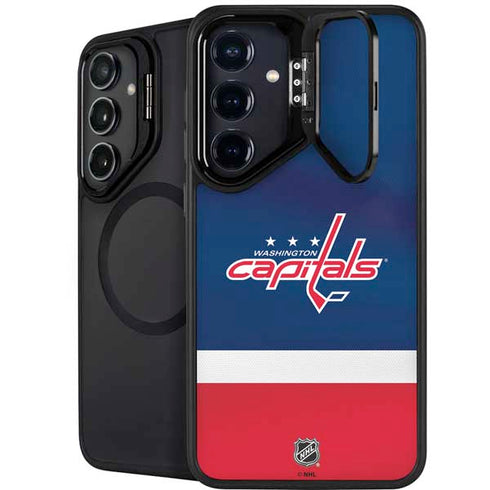 NHL Washington Capitals Jersey Galaxy S25 Kickstand Case