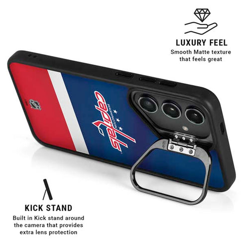 NHL Washington Capitals Jersey Galaxy S25 Kickstand Case