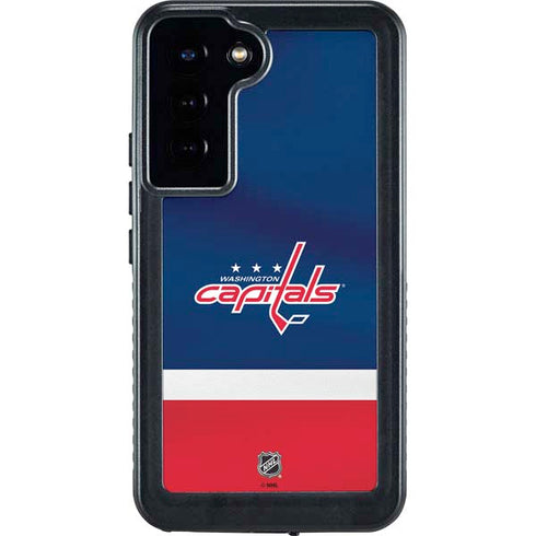 NHL Washington Capitals Jersey Galaxy S24 Plus Waterproof Case