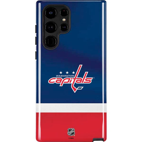 NHL Washington Capitals Jersey Galaxy S25 Ultra Impact Case
