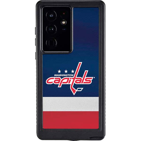 NHL Washington Capitals Jersey Galaxy S24 Ultra Waterproof Case