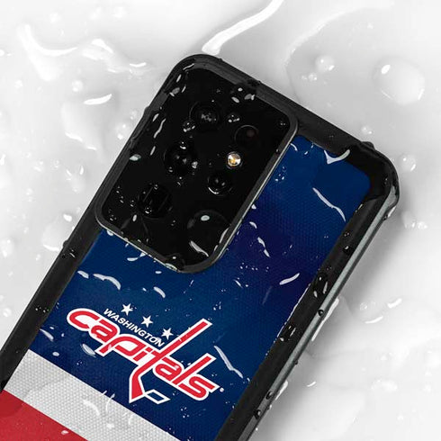 NHL Washington Capitals Jersey Galaxy S24 Ultra Waterproof Case