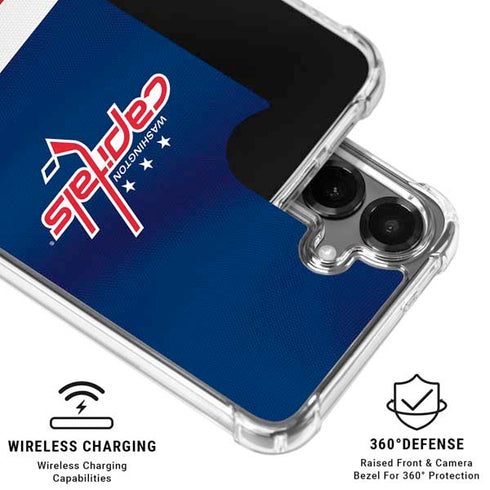 NHL Washington Capitals Jersey Galaxy S26 Clear Case