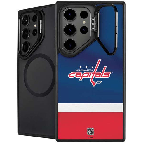 NHL Washington Capitals Jersey Galaxy S26 Ultra Kickstand Case