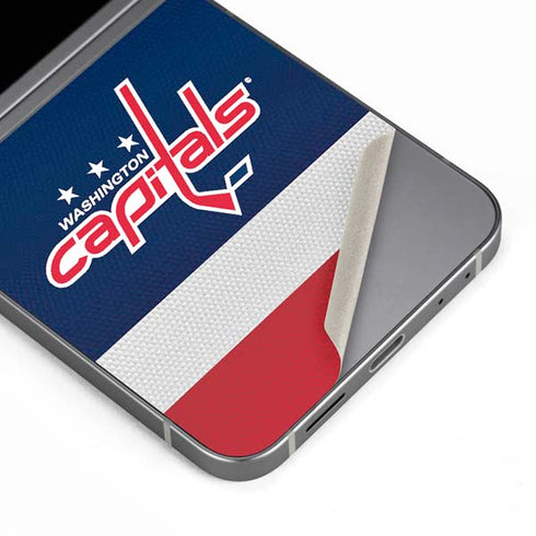 NHL Washington Capitals Jersey Galaxy Z Flip6 Skin