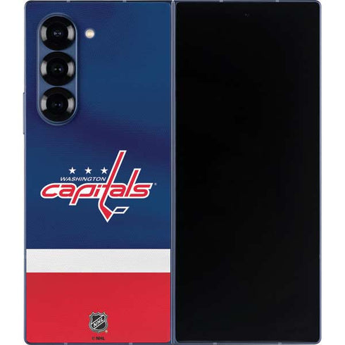 NHL Washington Capitals Jersey Galaxy Z Fold6 Skin