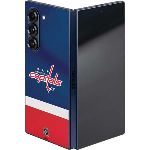 NHL Washington Capitals Jersey Galaxy Z Fold6 Skin