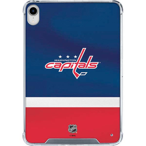 NHL Washington Capitals Jersey iPad 11th Gen (2025) Clear Case