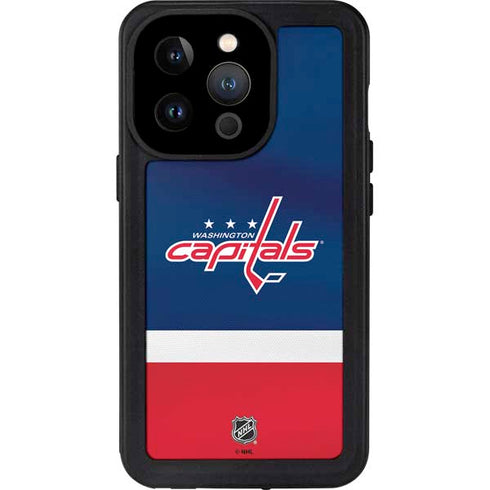 NHL Washington Capitals Jersey iPhone 15 Pro Waterproof Case