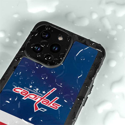 NHL Washington Capitals Jersey iPhone 15 Pro Waterproof Case