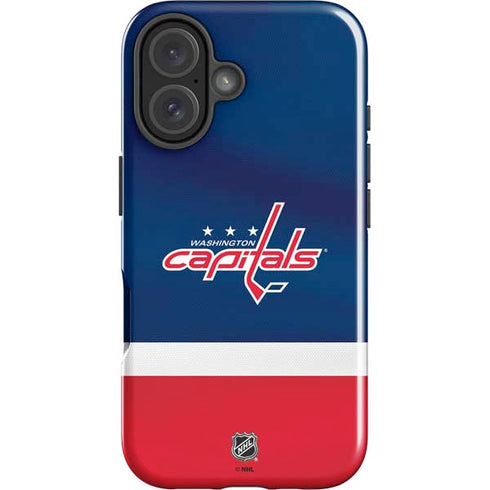 NHL Washington Capitals Jersey iPhone 16 Plus Impact Case