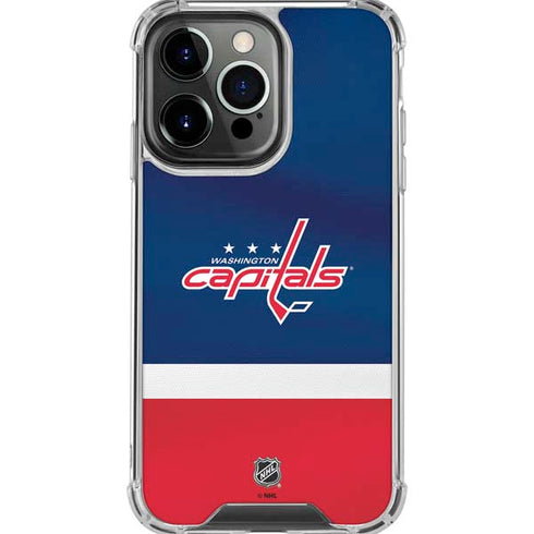 NHL Washington Capitals Jersey iPhone 16 Pro Max Clear Case