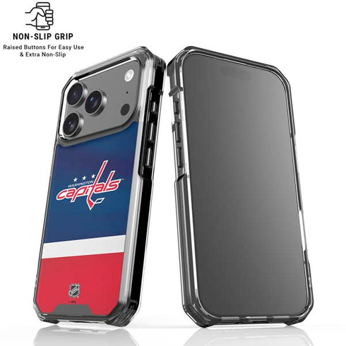NHL Washington Capitals Jersey iPhone 18 Pro Clear Case