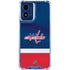 NHL Washington Capitals Jersey Moto G 5G (2024) Clear Case