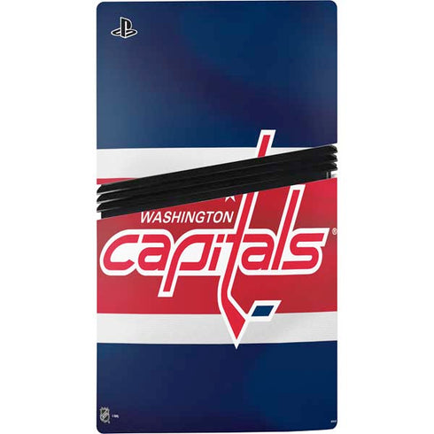 NHL Washington Capitals Jersey PS5 Pro Disk Console Skin