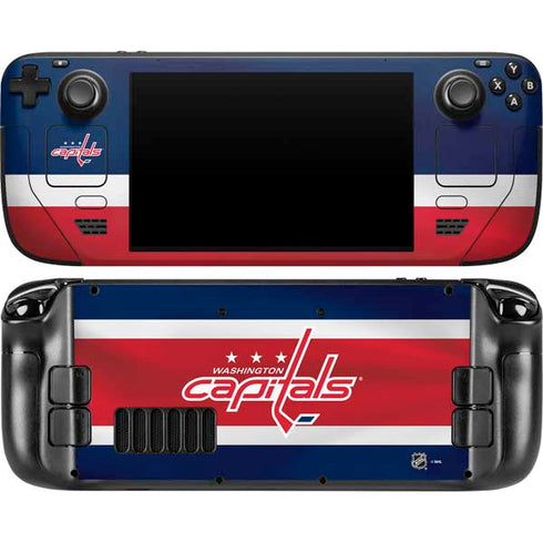NHL Washington Capitals Jersey Steam Deck Handheld Gaming Computer OLED Skin