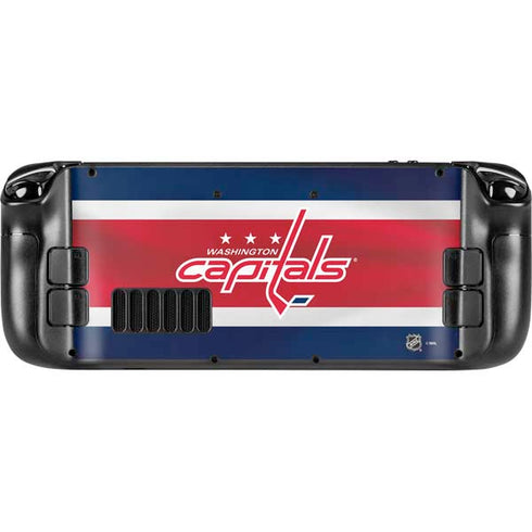 NHL Washington Capitals Jersey Steam Deck Handheld Gaming Computer OLED Skin