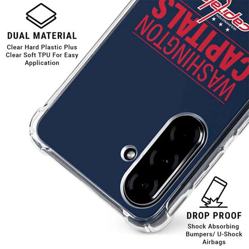NHL Washington Capitals Lineup Galaxy A36 5G Clear Case