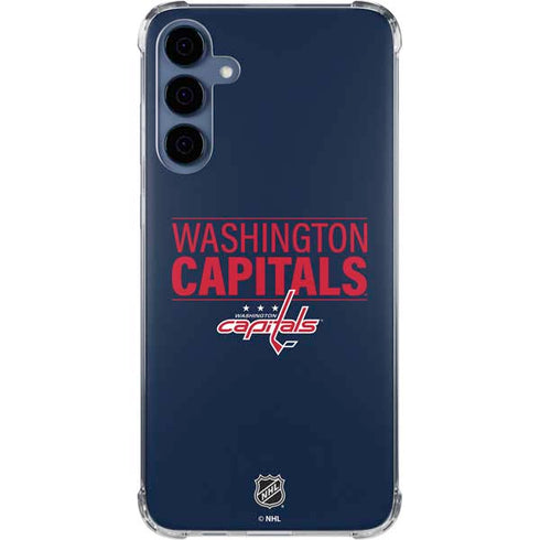 NHL Washington Capitals Lineup Galaxy A55 5G Clear Case