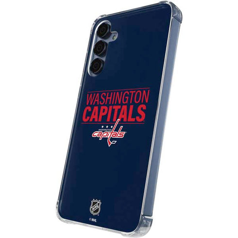 NHL Washington Capitals Lineup Galaxy A55 5G Clear Case
