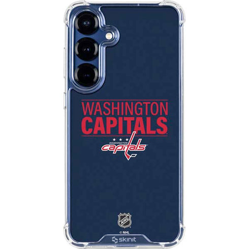 NHL Washington Capitals Lineup Galaxy S25 Clear Case