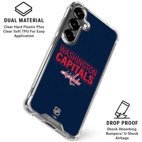 NHL Washington Capitals Lineup Galaxy S26 Clear Case